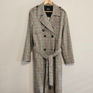 EXPRESS Women’s Plaid Coat – XL – NWT – MSRP $228